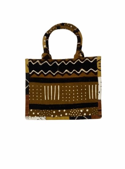 Handmade Cotton Handbag – African Tribal Style