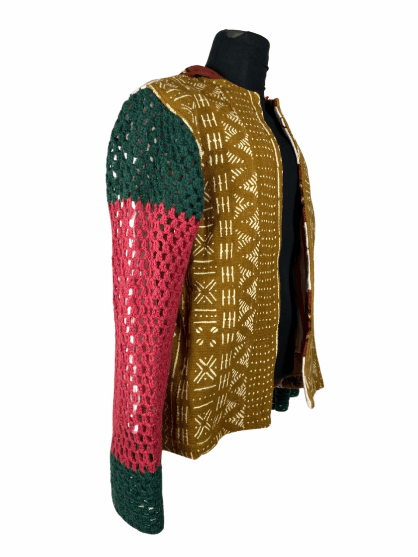 Handmade Jacket with African Designs – Only One Copy - Image 2
