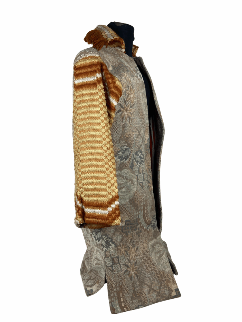 Exclusive Handmade Moroccan Wool Coat – Only One Copy - Image 3
