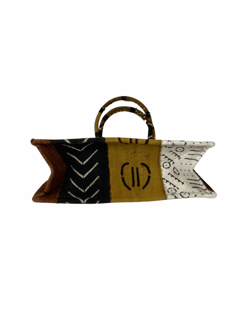 Handmade Cotton Handbag – African Tribal Style - Image 3