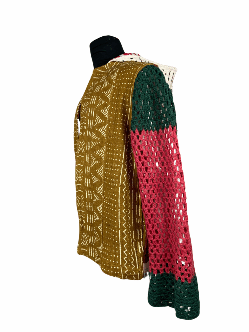 Handmade Jacket with African Designs – Only One Copy - Image 3