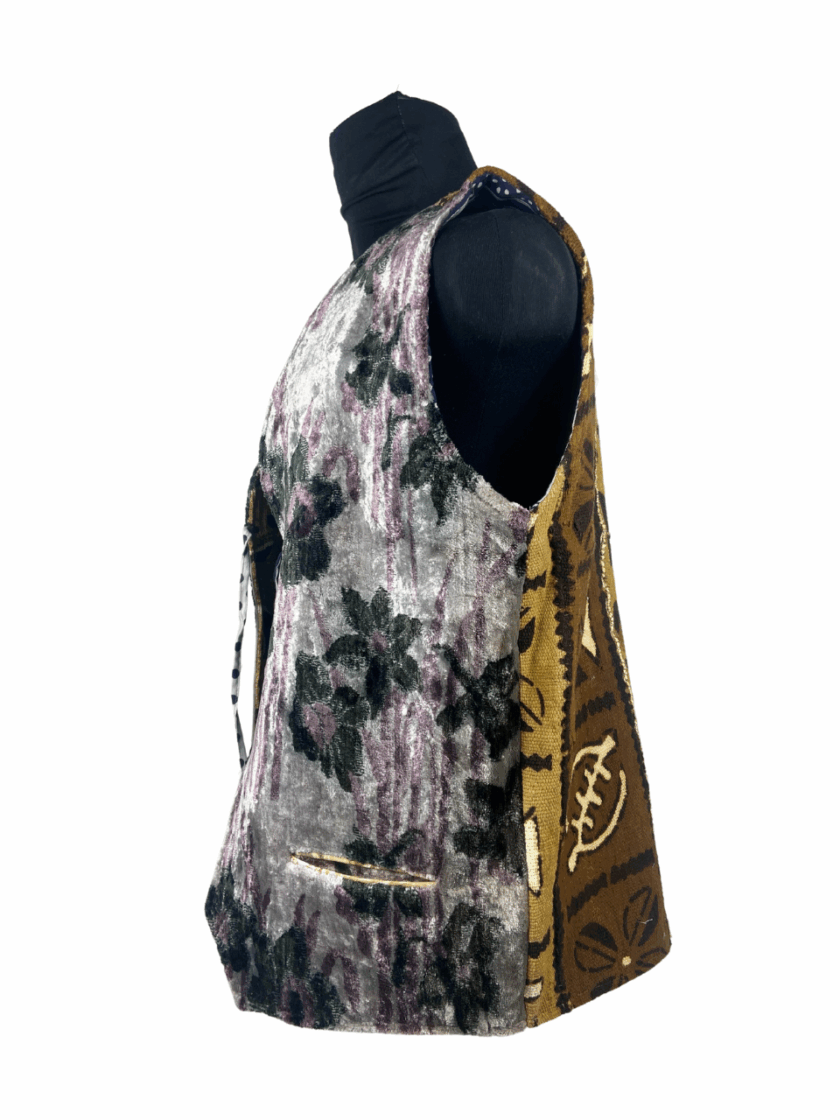 Handmade Moroccan Cotton Vest - Image 3