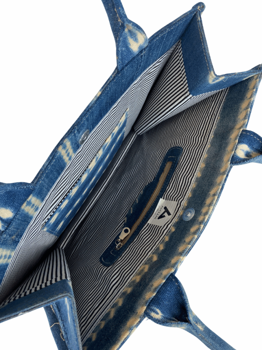 Exclusive Handmade Cotton Handbag – African Style - Image 4