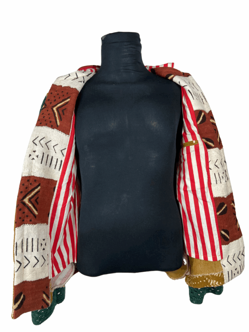Handmade Jacket with African Designs – Only One Copy - Image 5