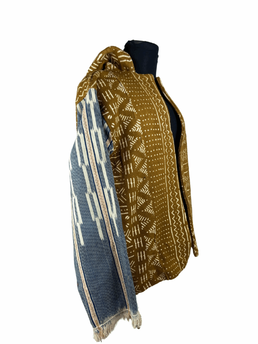 Handmade Jacket with African Designs – Only One Copy - Image 3