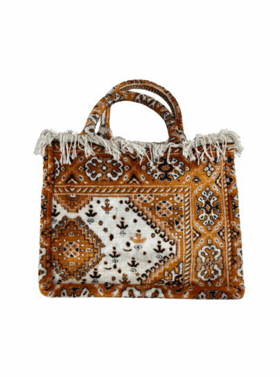 Modern Carpet Handbag – Stylish, Handmade & Unique