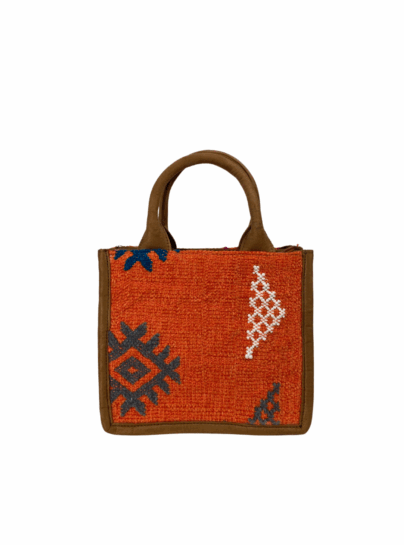 Unique Small Rug Purse – Artisan-Crafted Original