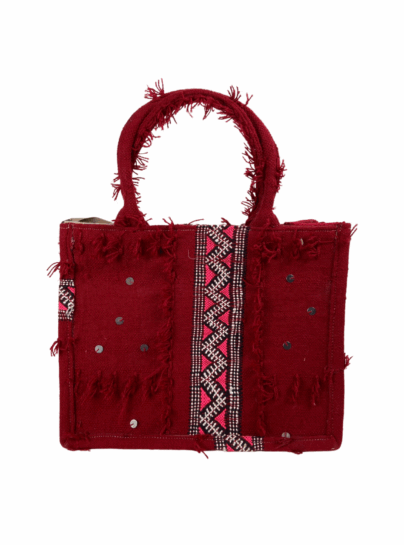 Modern Carpet Handbag – Stylish, Handmade & Unique