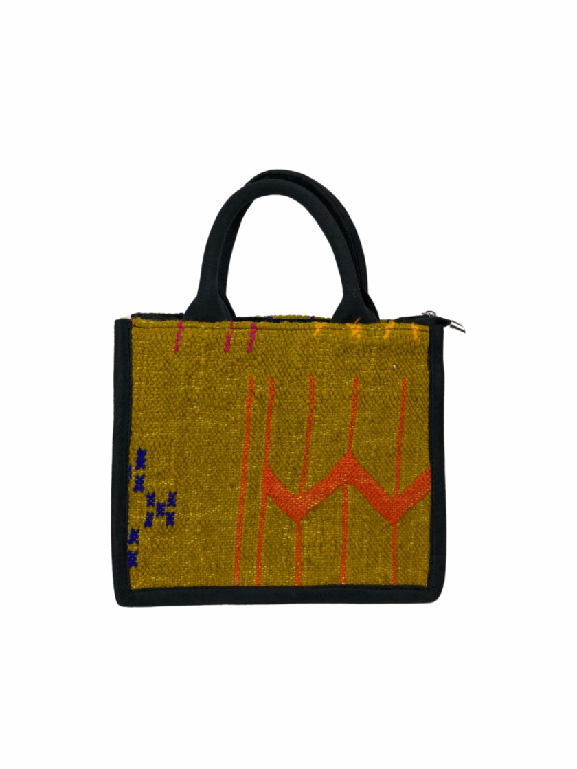 Limited Edition Rug Handbag – Bold & Handmade - Image 2