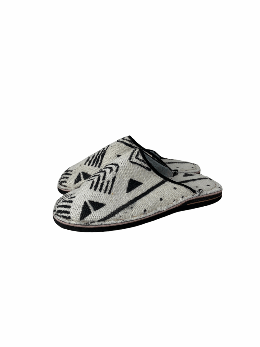 Moroccan Fabric Balgha – Boho Style Slippers - Image 2