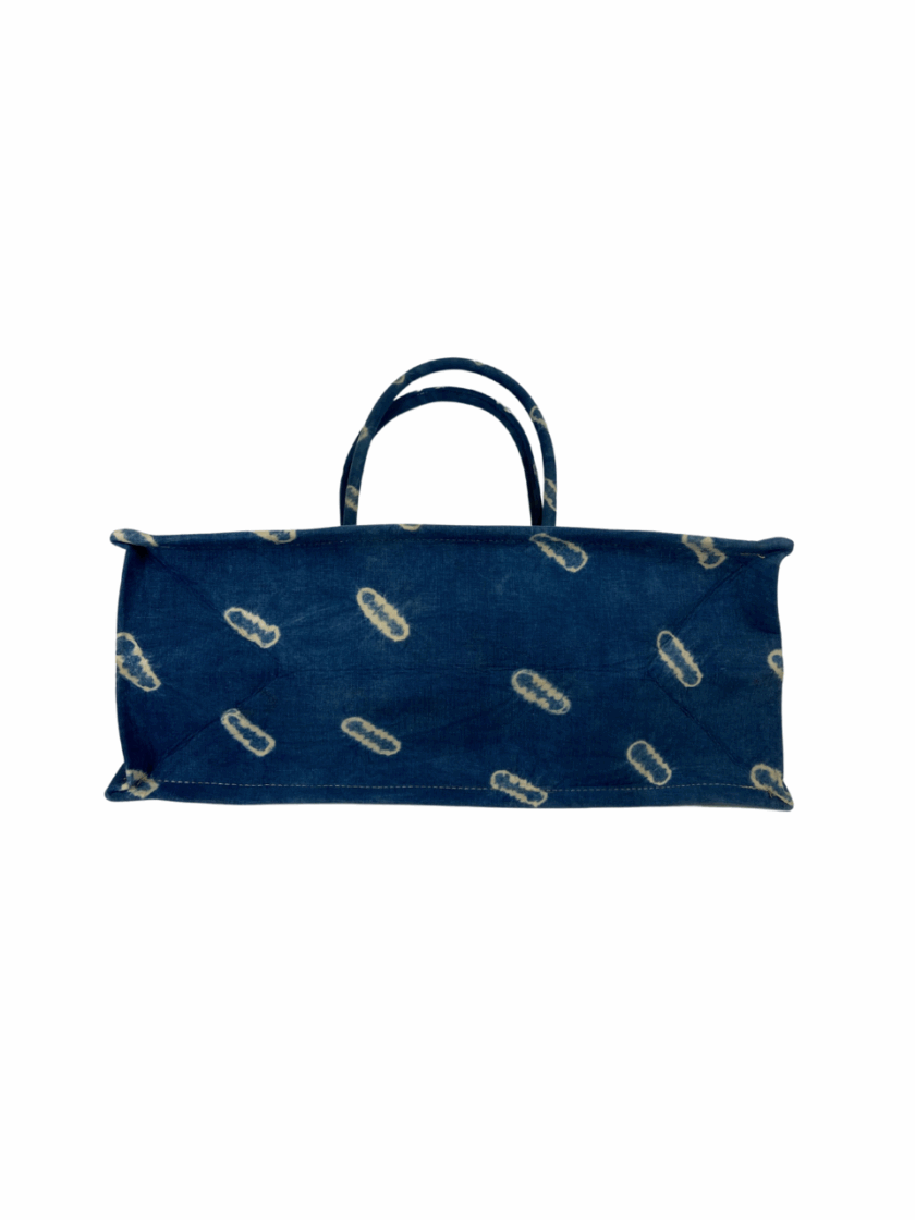 African Style Denim Handbag – Bold, Modern & Handmade - Image 3
