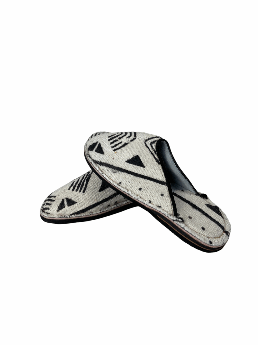 Moroccan Fabric Balgha – Boho Style Slippers - Image 3
