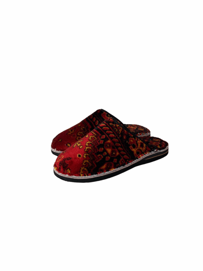 Moroccan Fabric Balgha – Boho Style Slippers - Image 3