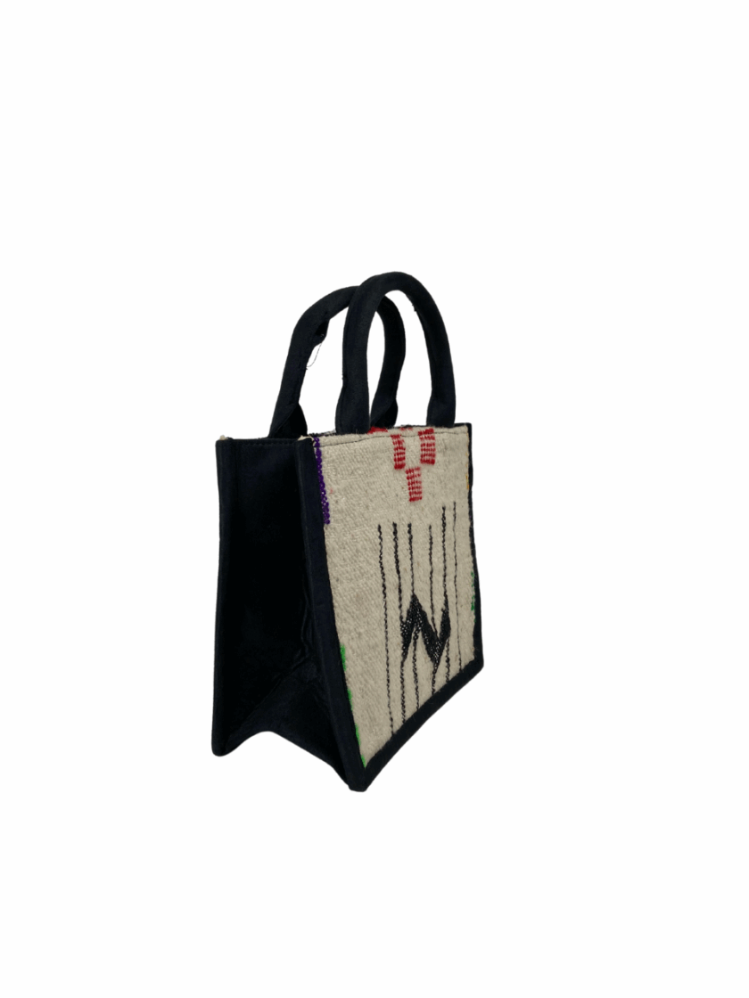 Limited Edition Rug Handbag – Bold & Handmade - Image 3